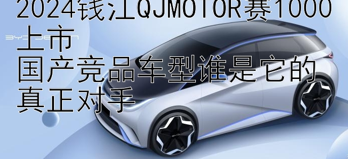 2024钱江QJMOTOR赛1000上市  
国产竞品车型谁是它的真正对手